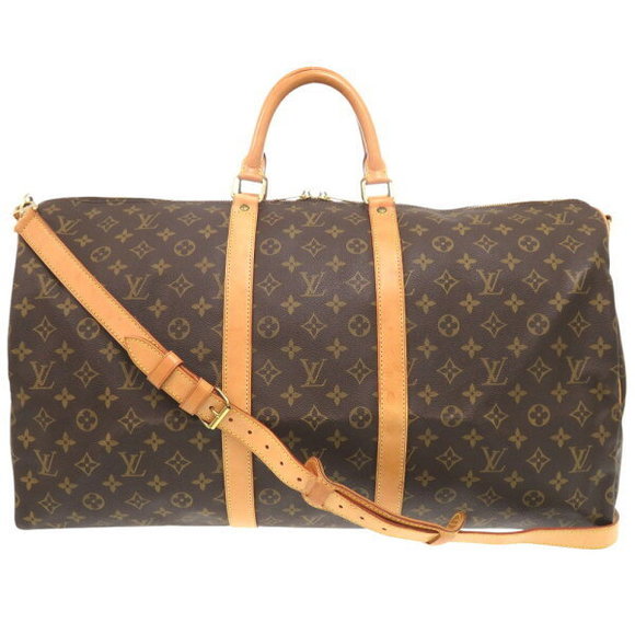 Louis Vuitton Keepall Bandouliere Monogram Boston Bag LV - Picture 1 of 9